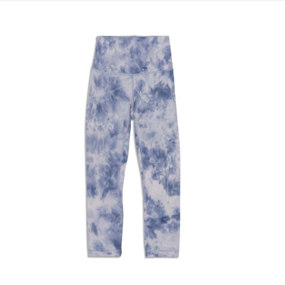 Lululemon Align High Rise Crop Leggings 21”)-Diamond Dye Stargaze Pitch Grey